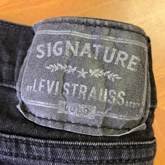 LEVI STRAUSS & CO Gold Slim Fit Men’s Black Jeans Stretch Denim Sz 36x32 - Picture 3 of 11
